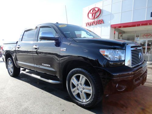 2011 tundra crewmax 5.7l 4x4 limited nav roof 1-owner toyota certified video 4wd