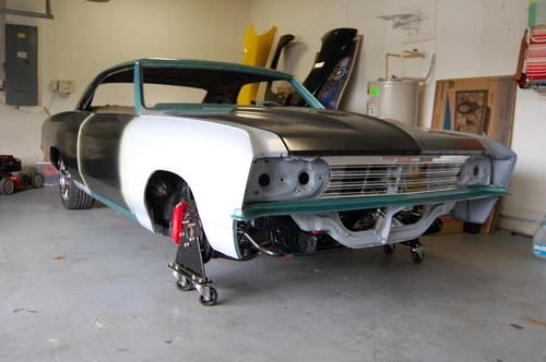 1967 chevelle pro touring project restomod moser m9 willwood afx bmr