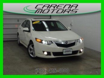2010 acura  used tsx moonroof leather pristine clean one owner free carfax t s x