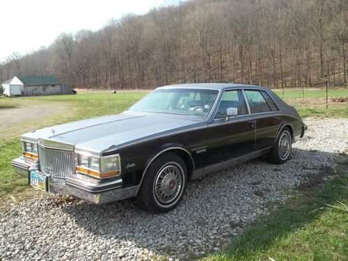 1982 cadillac seville 45000 original miles two toned nice white leather interior