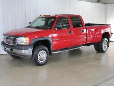 Crew cab 167 diesel 6.6l 4x4 5th wheel red long box needs home daully tow packag