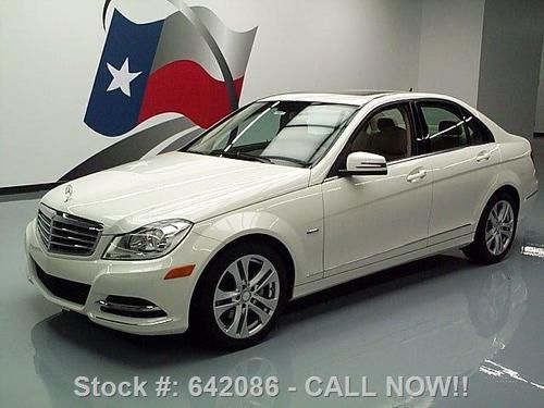 2012 mercedes-benz c250 luxury turbo sunroof only 14k! texas direct auto