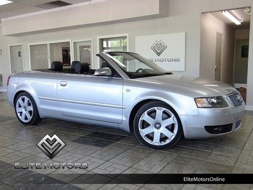 2004 audi s4 cabriolet 6~speed htd sts xenons low miles rare