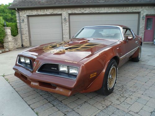 1978 trans am / 400  - 4 spd, rust free, low mile / # match ws6