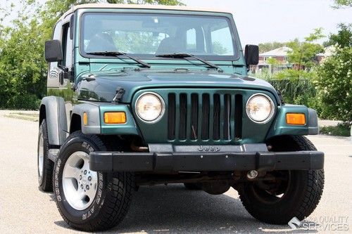 2001 jeep wrangler sport 4wd automatic hard top alloy wheels one owner
