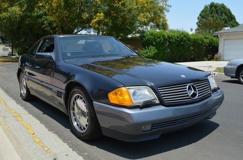 1991 mercedes benz 300sl convertible with hard and soft top clean carfax