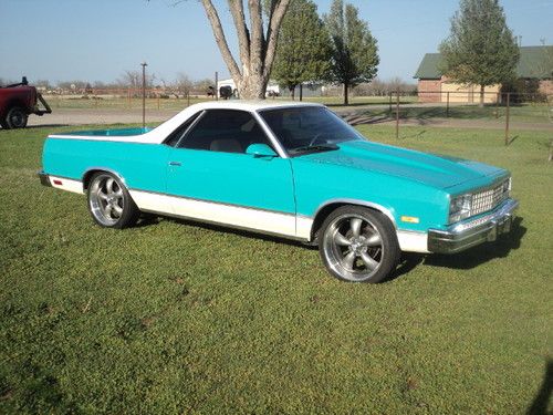 1987 chevrolet elcamino   restored 350 auto must see show car hot rod or cruise!