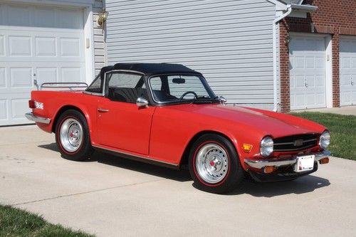 1976 triumph tr6 completely mechanically restored!!