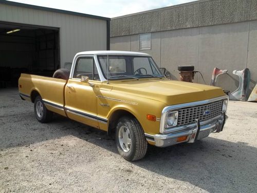1972 chevy pickup barn find hot rod
