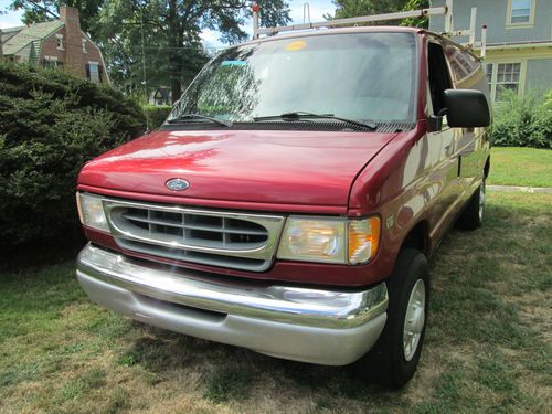 1999 ford e-350 econoline 6.6 diesel with bins and partition runs great $ave now