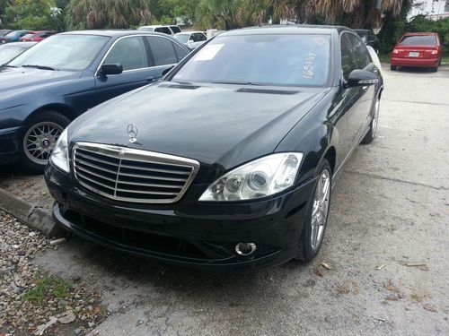 2008 mercedes-benz s550 rwd runs and drives rebuildable rear end damage