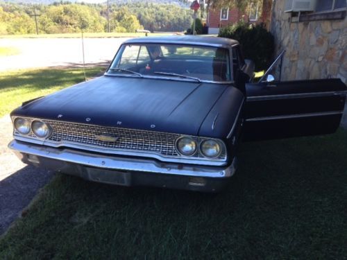 1963 1/2 ford galaxie 500 fastback 390 auto runs and drives unmolested impala