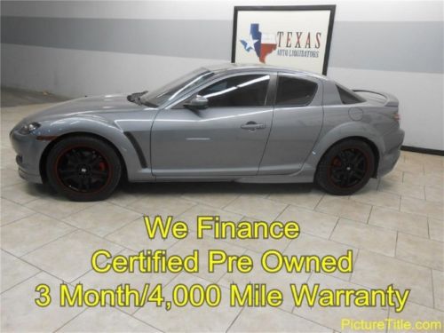 04 rx-8 6 speed coupe sunroof leather heated seats cd warranty we finance texas