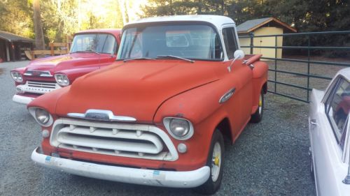 1957 chevy 3100 stepside short bed