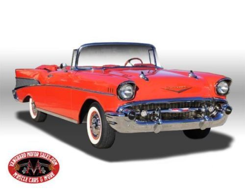 1957 chevy bel air convertible frame off restored hot