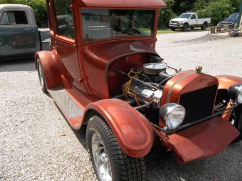 1927 model t hot rod, orange, restored