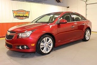 2011 cruze ltz rs pack sunroof heated seats red alloys low miles warranty