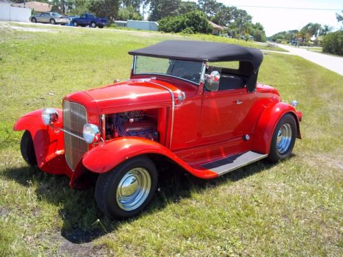 1930 ford roadster professionally built: all ford with original body and fenders