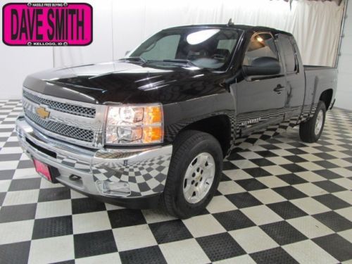 13 chevy silverado 1500 lt extended cab 4x4 remote start bed liner cloth seats