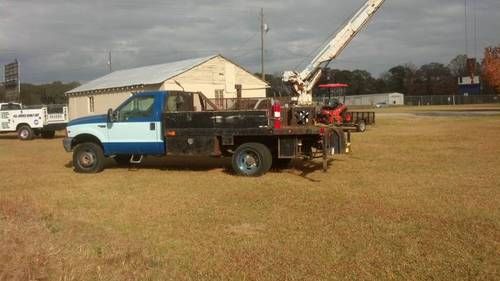 99 f450 service truck with crane