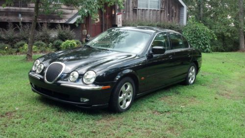 2000 jaguar s-type (black, low mileage, great shape, beautiful car!)