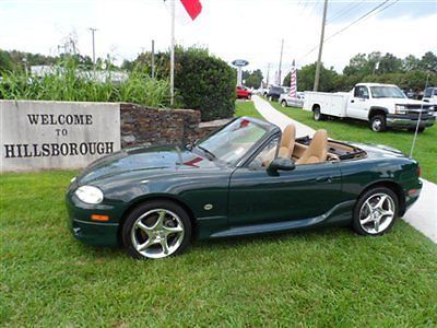 Convertible special edition in british racing green and tan leather low miles