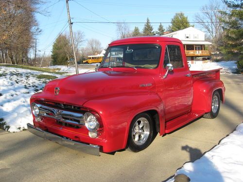 1953 ford pickup truck street rod - turn key truck with all the right options