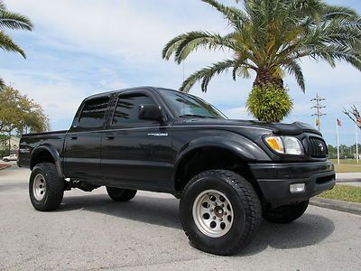 2003 toyota tacoma doublecab prerunner sr5 trd off road 4" lift low reserve no