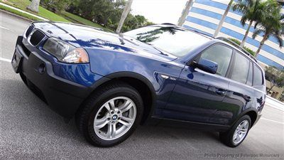 2005 bmw x3 3.0l all wheel drive panoramic roof 40k miles florida