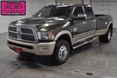 2011 crew cab long box dually diesel heated leather navigation tint tow hitch