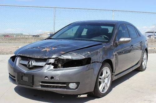 2008 acura tl damage repairable fixer runs! loaded economical priced to sell