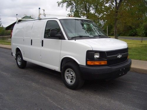 2007 chevy express 2500 cargo van v8 4.8l automatic one owner fleet maintained