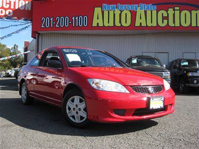 2004 honda civic vp automatic carfax certified low low miles low reserve