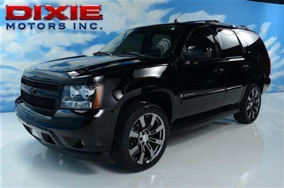 2009 chevy tahoe lt 4x4 4wd 22 inch black chrome wheels new tires