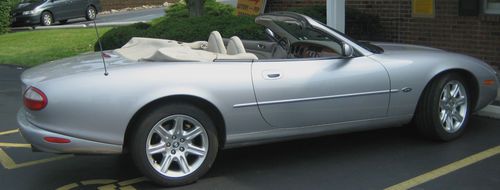 2000 jaguar xk8 silver convertible 2nd owner