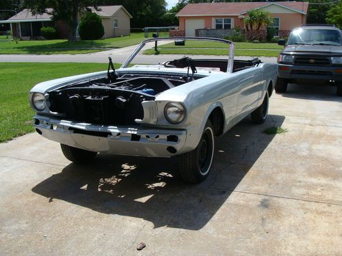 1966 mustang convertible project