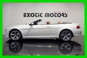 2010 650i convertable, 33,339 miles, alpine white on saddle brown, only $53,888!