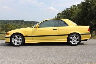 1998 bmw m3 convertible w/ hardtop 5mt dakar yellow e36