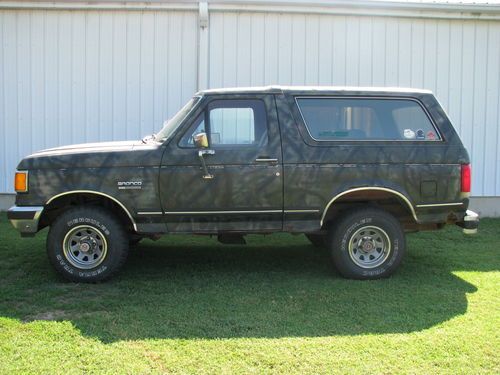 1990 ford bronco xlt 4wd great mechanical condition excellant hunting vehicle!!!