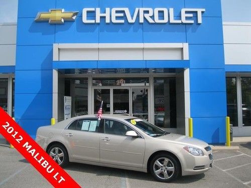 12 chevy 2lt 33k gold metalic chrome wheels leather heated seats cruise control