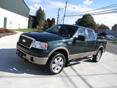 Great luxury truck! lariat 4x4 !dvd/lcd system!crew cab! serviced! no reserve!06