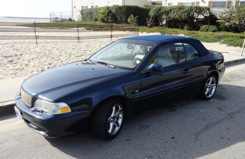 Volvo: c70 blue 2 door convertible with blue top fully loaded!