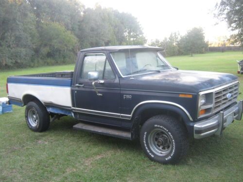 1983 ford f-150 4x4 low miles, only 74k!