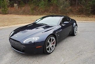2008 aston martin v8 vantage blue/beige,14k miles like new in and out awesome