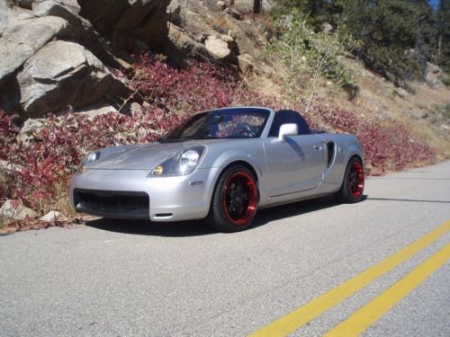 2001 toyota mr2 spyder convertible - turbo very fast low miles!