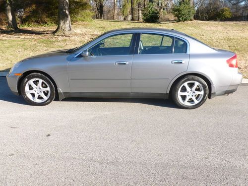 2004 infiniti g35 x awd sedan excellent condition with optional wood interior