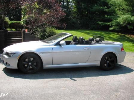 Beautiful, unique and loaded 2008 650i sport convertible. grey top with silver
