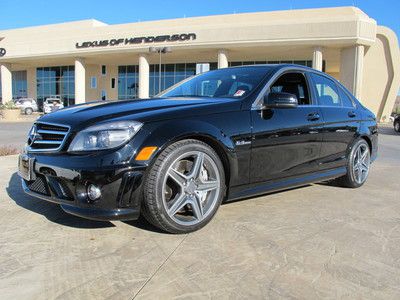 2010 mercedes - benz c63 amg low miles one owner loaded nav
