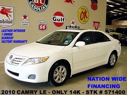 2010 camry le,sunroof,leather,traction control,16in wheels,14k,we finance!!