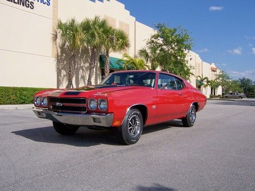 1970 chevelle ss 396 4 spd documented, all matching numbers, low mileage
